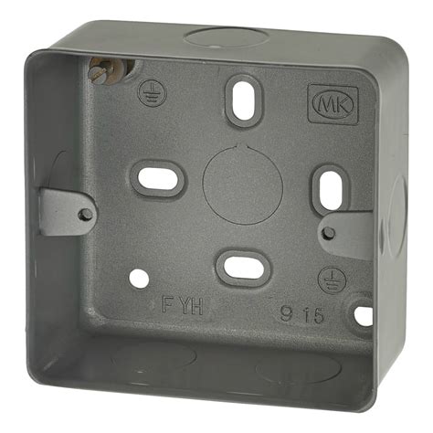 metal one gang box|metal single gang back box.